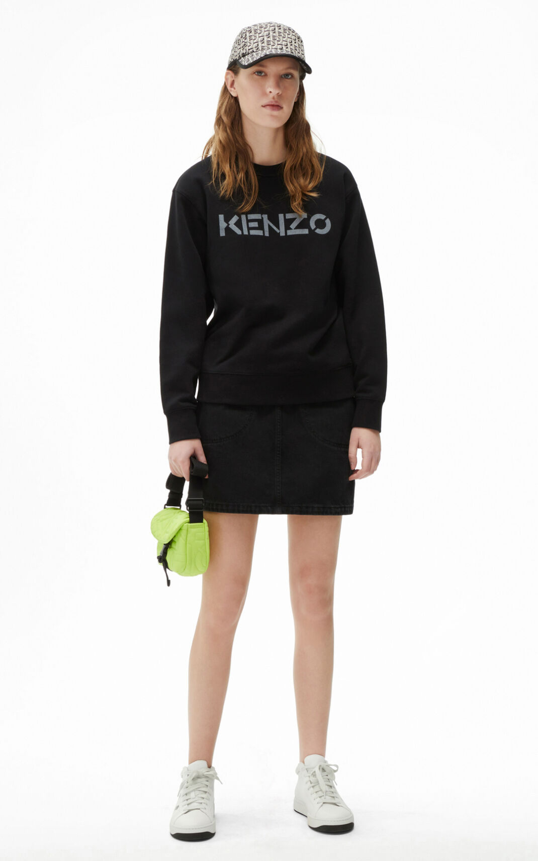 Kenzo Logo Sweatshirt Dam | 89564-ANJK